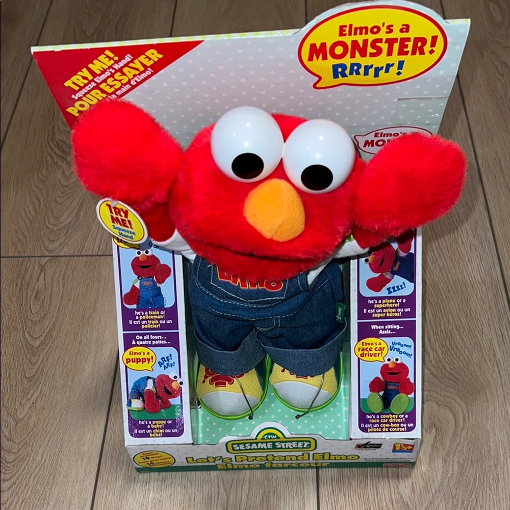 Vintage 1999 Let's Pretend Elmo - Picture 4 of 9